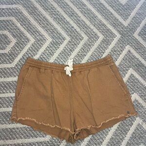 Volcom Women's Brown High Waist Shorts